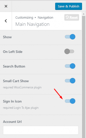 Navigation Login Form Documentation - nK