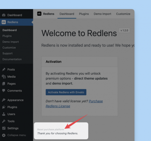 Theme License Activation Documentation - nK